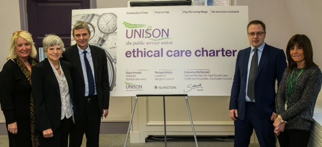 Islington signs up to UNISON Ethical Care Charter