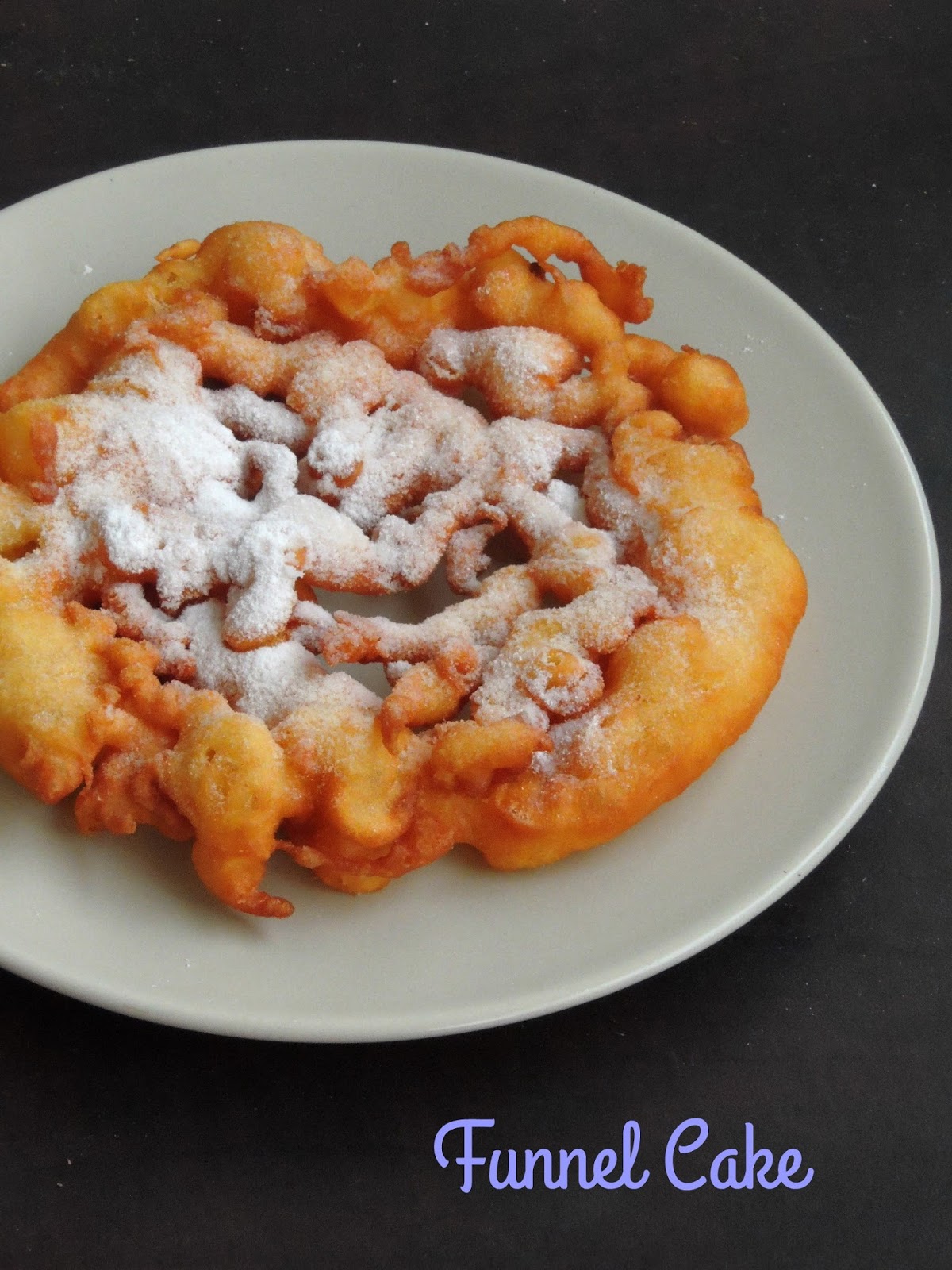 Priya's Versatile Recipes Funnel Cake/Carnival Funnel Cake