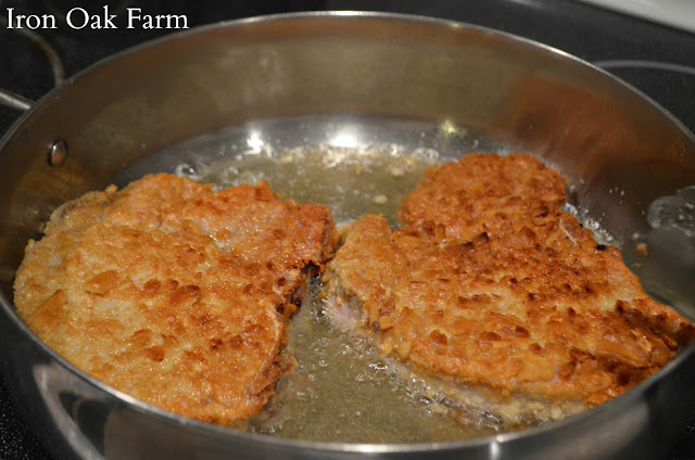 Iron Oak Farm: Crispy Breaded Porkchops