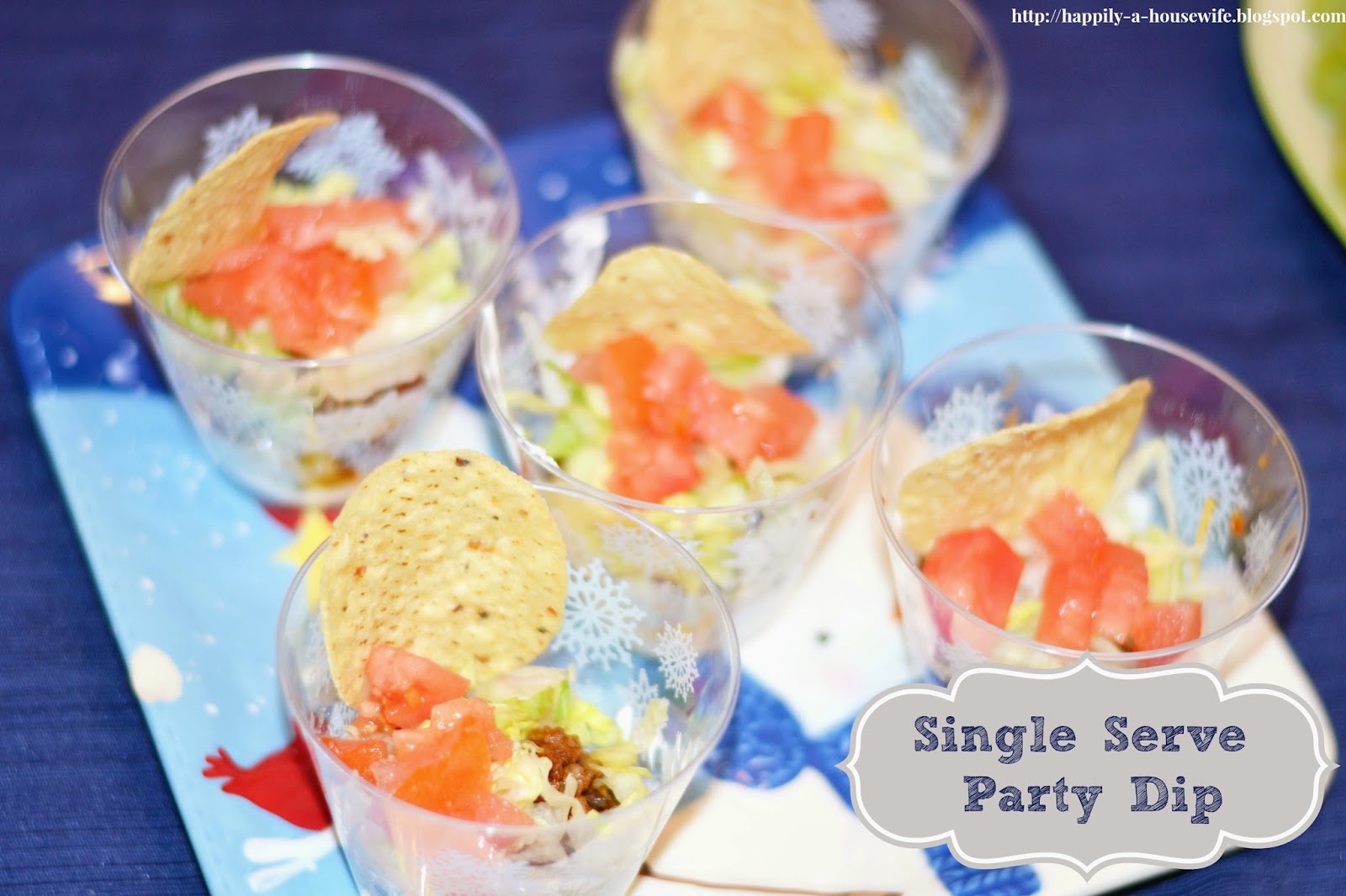 Happily A Housewife Single Serve Party Dips