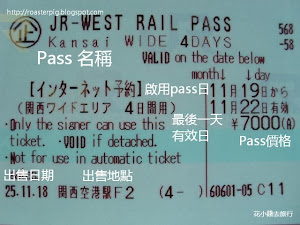  JR West Kansai WIDE Area Pass (4 day)將於2015年2月28日停用，   擴大版的JR West Kansai WIDE Area PASS請參考:  2015年版JR West Kansai Wide Area Pass (5 day Pa...