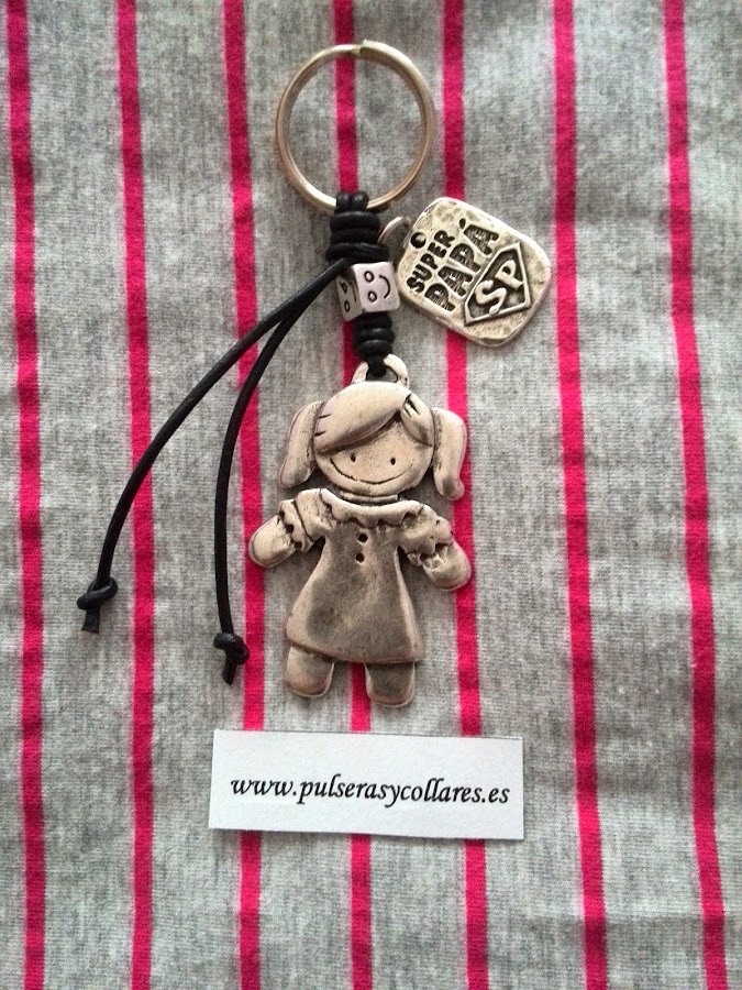 llavero chapa super papa