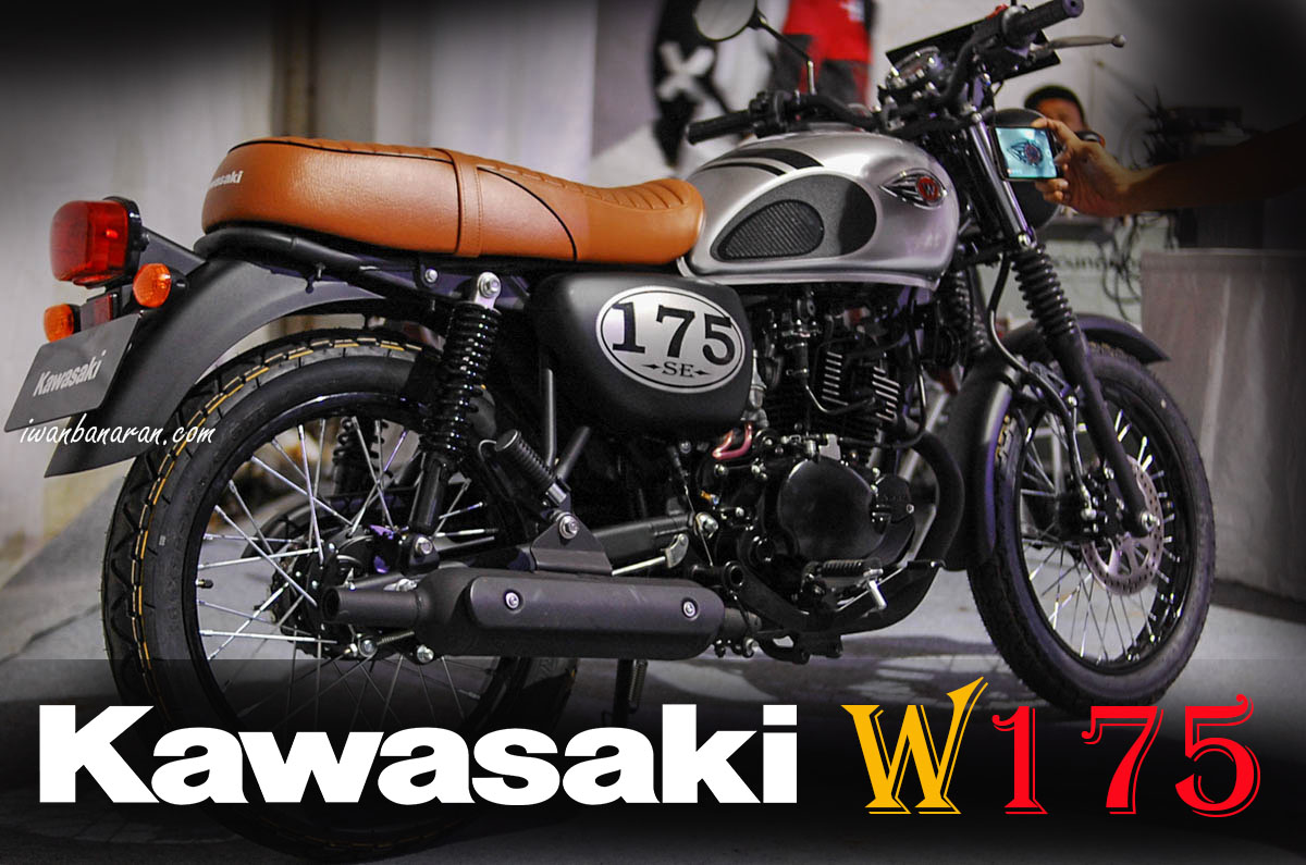 Sista mau Di Bonceng Motor ini Retro Style Kawasaki 