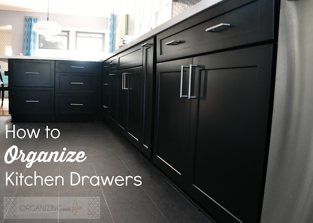 How to Organize Kitchen Drawers :: OrganizingMadeFun.com