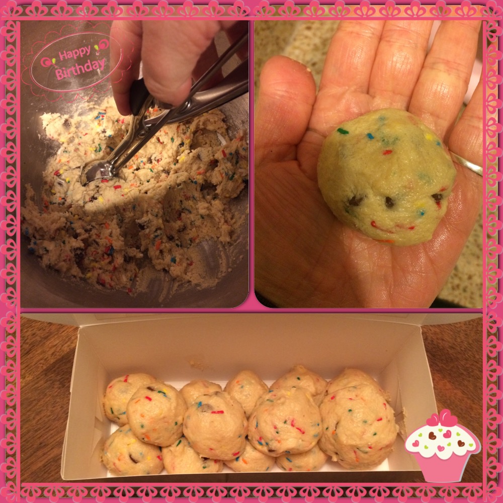 Funfetti Cookie Dough Balls Dolce Bella Baker