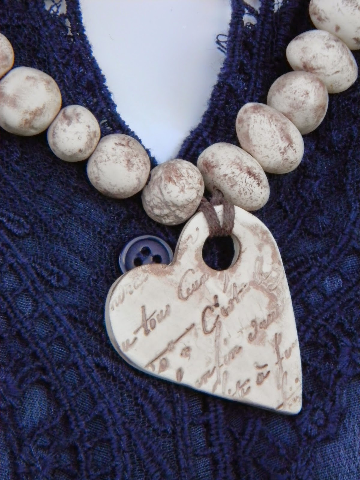Artistic Endeavors 101 Faux Bone Necklace for Sculpey