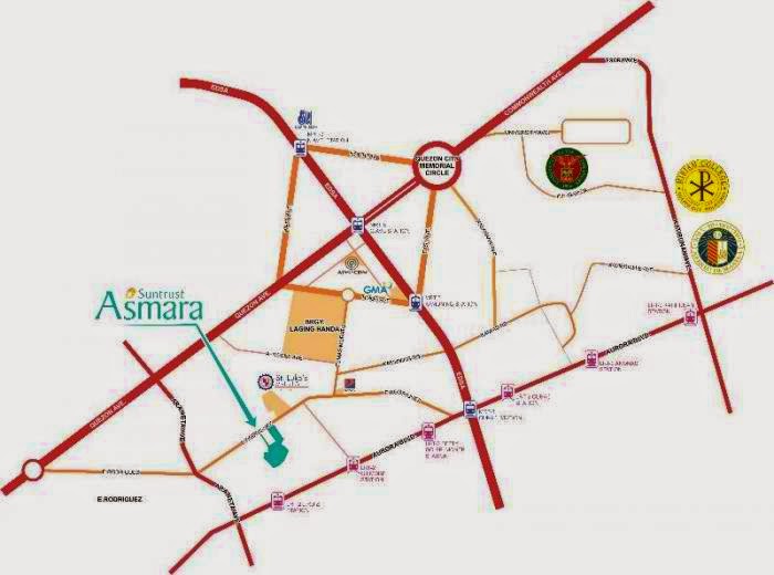 Asmara Condominium Site Map Location