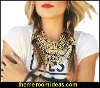 Vintage Necklace Choker Coin Tassels Hippie Boho Bohemian Festival Gypsy Jewelry Vintage Necklace Choker Coin Tassels Hippie Boho Bohemian Festival Gypsy Jewelry