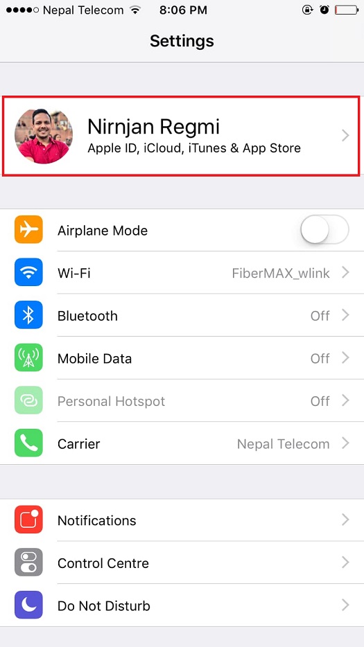 how to change email on iphone