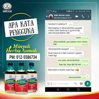 Testimoni Minyak Herba Asmak