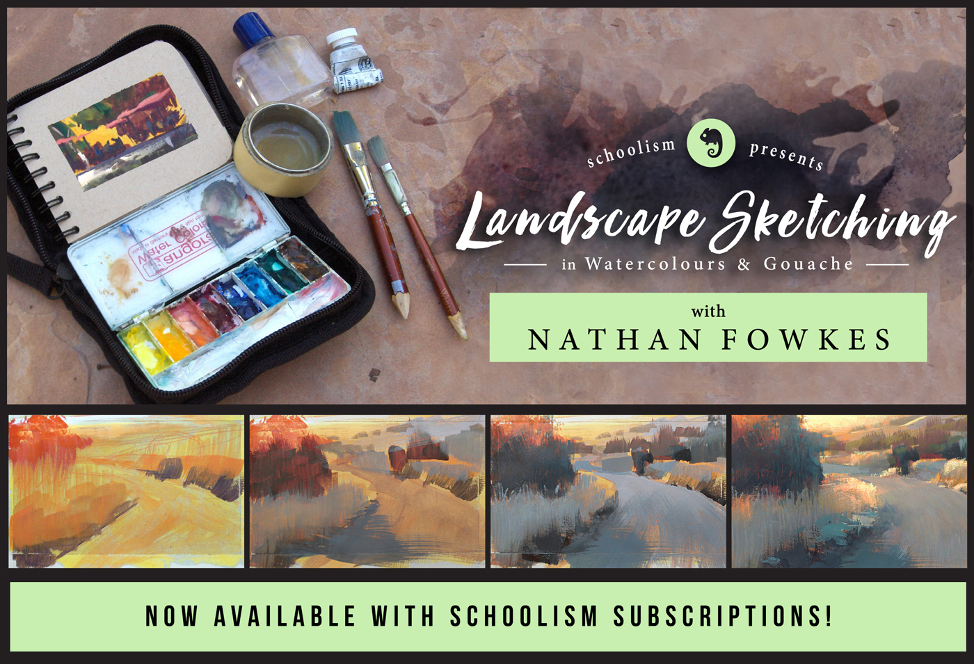Nathan Fowkes Art Online Landscape Painting Course!