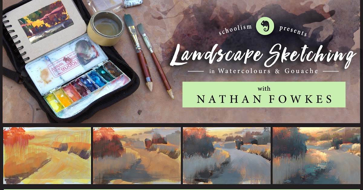 Nathan Fowkes Art Online Landscape Painting Course!