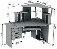 planos de muebles para oficinas