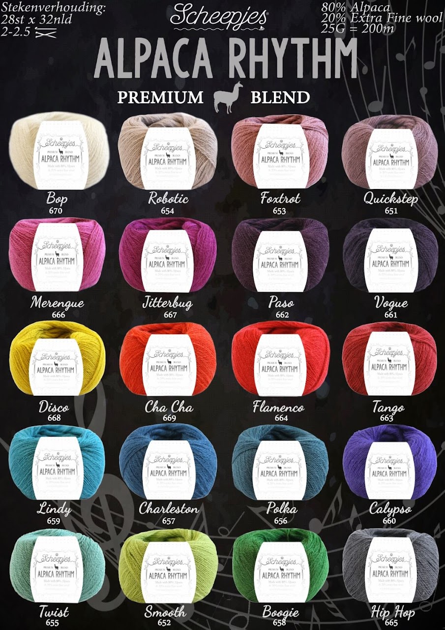 In The Rhythm of the Yarn Mohair and Alpaca Line by Scheepjes