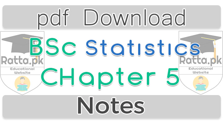 Bsc Statistics Chapter 5 index Numbers Notes pdf Ratta.pk