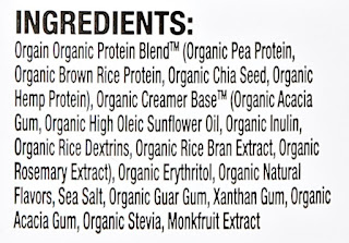 Orgain Organic Protein Powder Review Ingredients