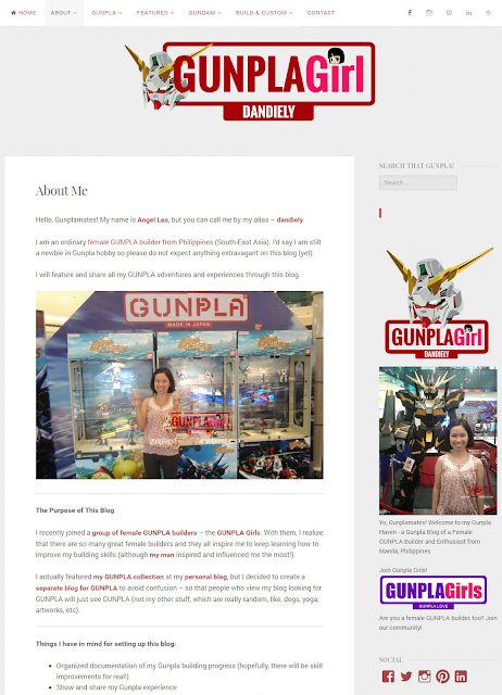 I dedicate this blog for my Gunpla hobby. Check it out at www.gunplagirldandiely.wordpress.com I dedicate this blog for my Gunpla hobby. Check it out at www.gunplagirldandiely.wordpress.com