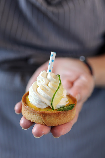 Un pas deux pas... des pas à pas ! Et mes tartelettes mojito !
