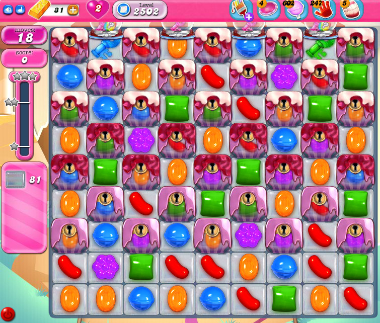 Candy Crush Saga level 2502 Candy Crush Saga level 2502