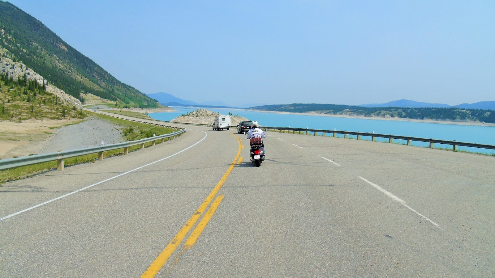 Alberta Scooterist: David Thompson Highway, Alberta
