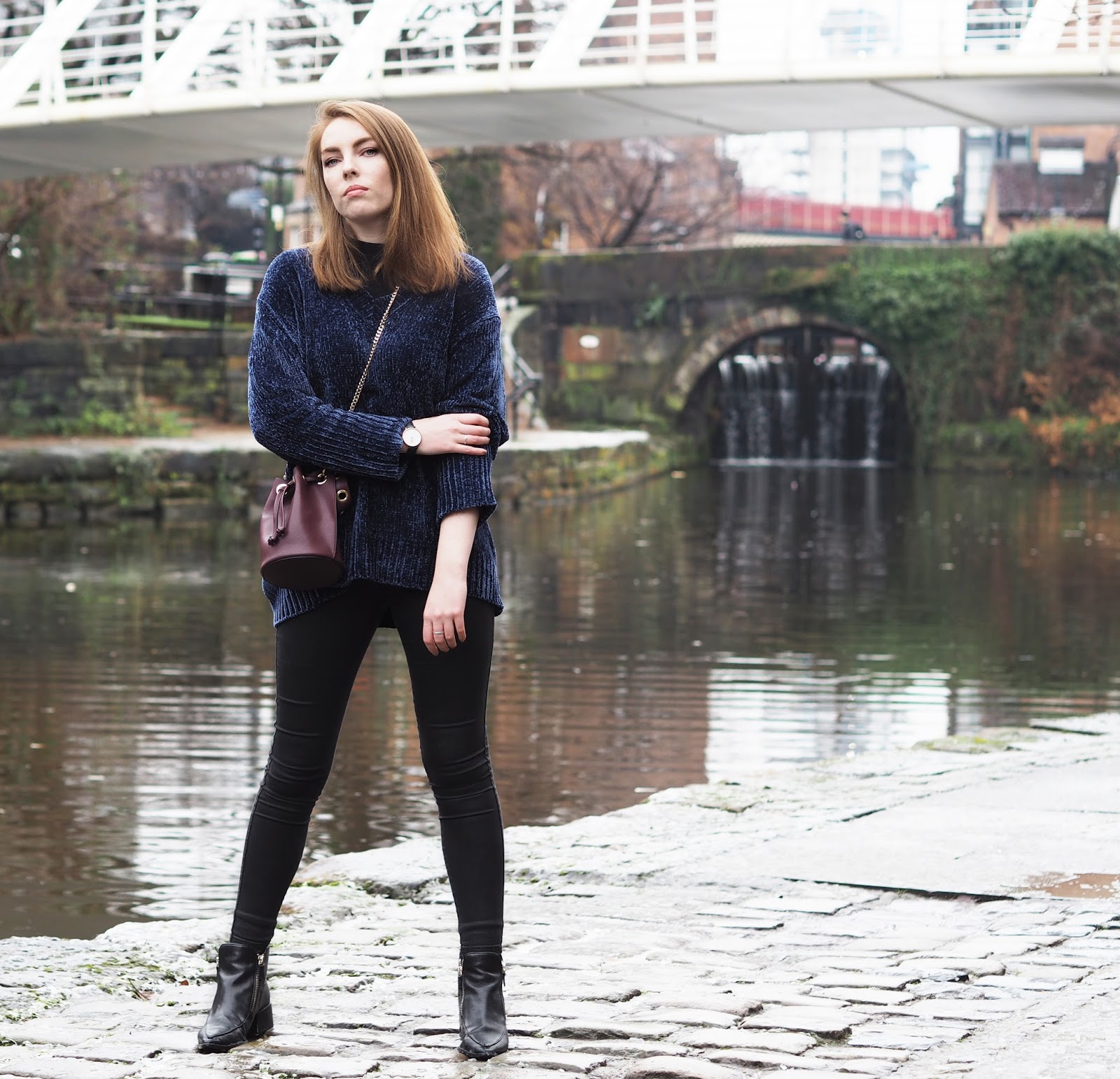 zara chenille sweater