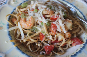 Eclectic Red Barn: Cajun Shrimp Liguine with Parmesan Reggiano