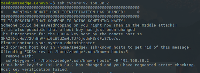 Host key verification failed. Host key verification failed