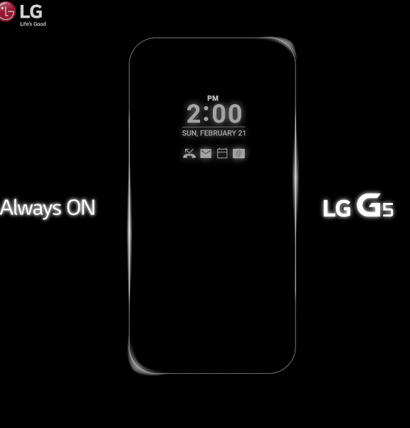 LG G5 με Always On display