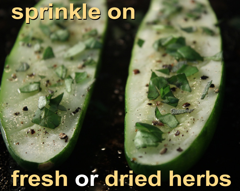 The 99 Cent Chef Grilled Zucchini with Herbs Video Recipe