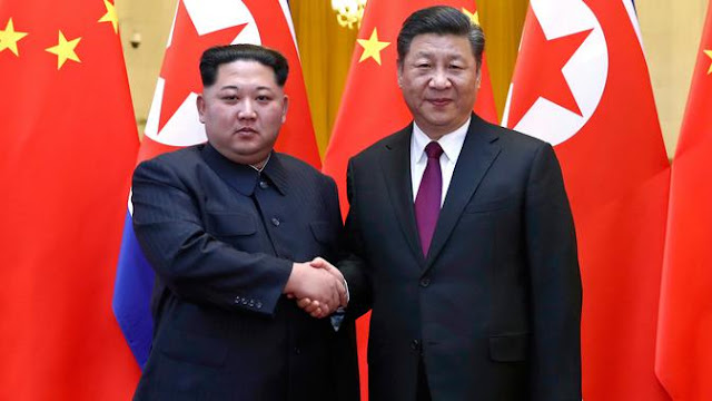 Kim Jong Un bertemu Presiden China Xi Jinping