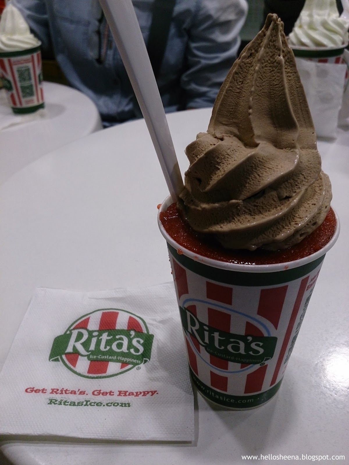 Rita's IceCustard Happiness at Greenhills Eats Delicious!
