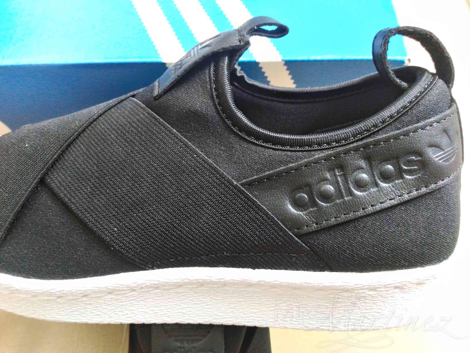 Adidas Superstar Slip-On (Black) in Ortholite | How to Spot a Fake ...