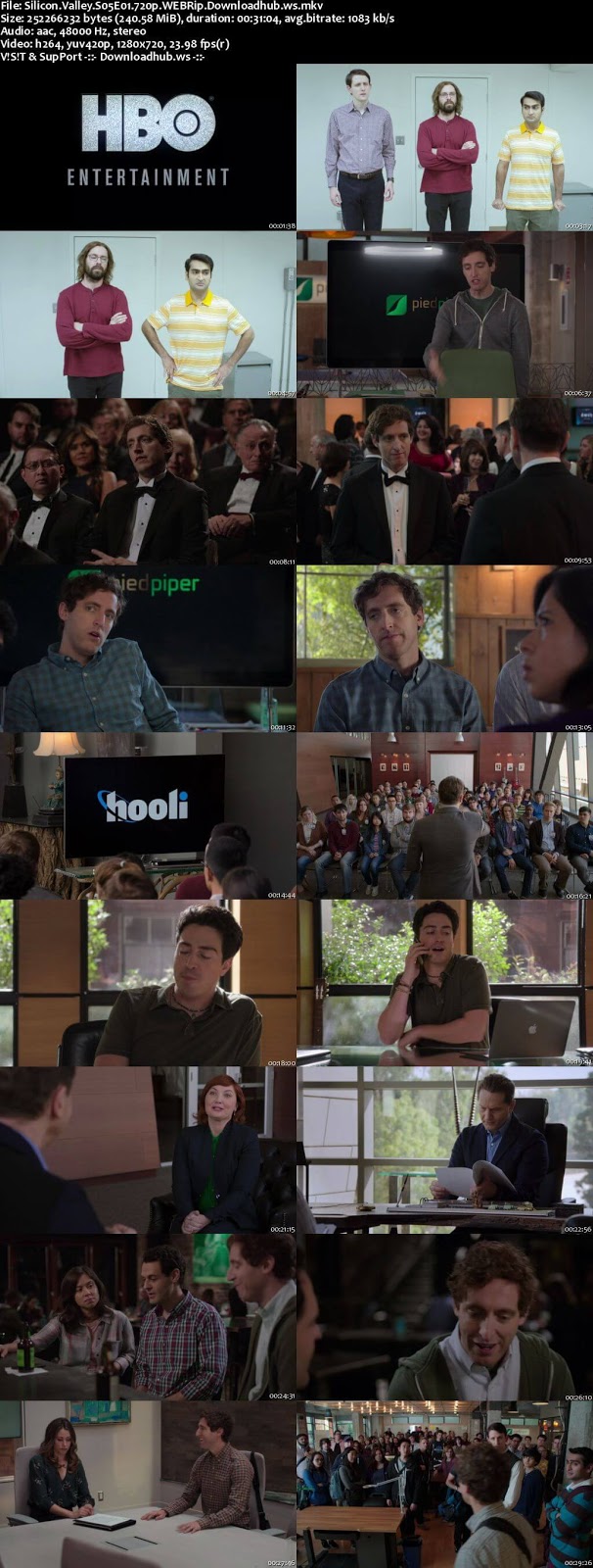 Silicon Valley S05E01 240MB WEBRip 720p x264