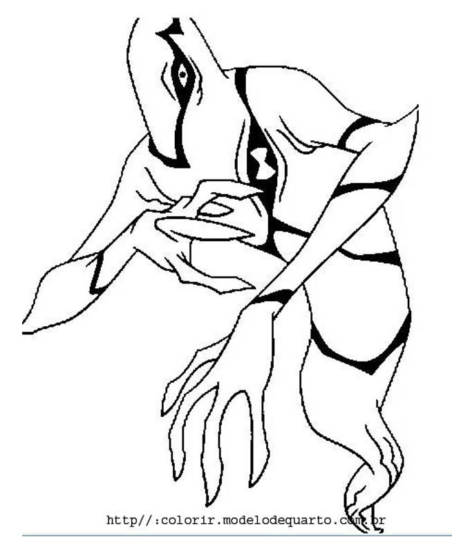 DESENHOS PARA PINTAR: Ben 10