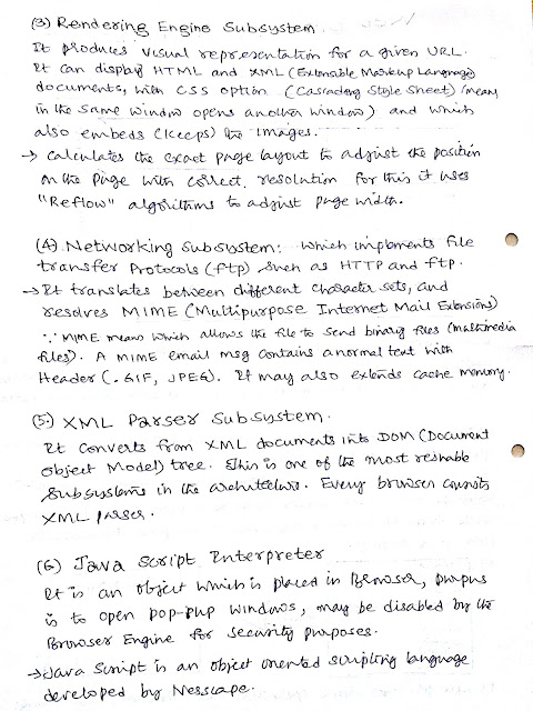 Networking(DCCN): WEB BROWSER Architecture