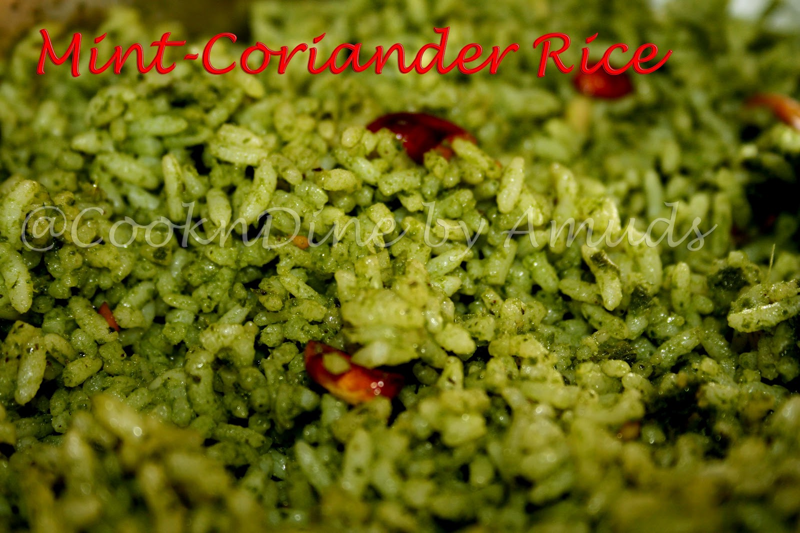 CooknDine.... MintCoriander Rice
