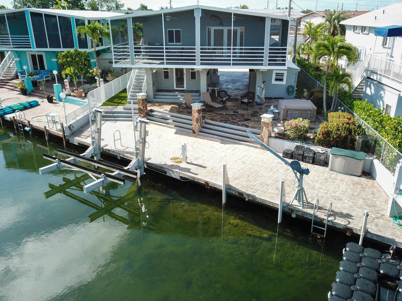 Real Estate in the Florida Keys Immaculate canal front with bay view CBS 950K UNDER CONTRACT