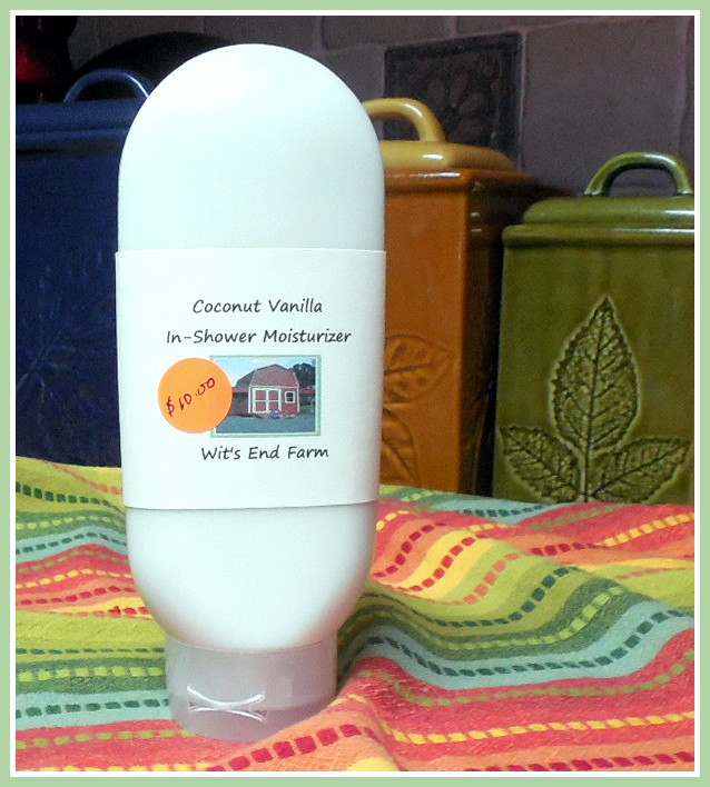 Wit's End Farm Homemade InShower Moisturizer!