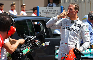 f1 hellenic fan club - Schumacher - Monaco 2012 pole σουμαχερ μονακο