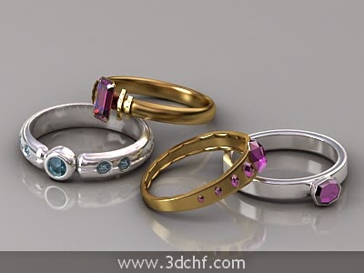 rings 3d model