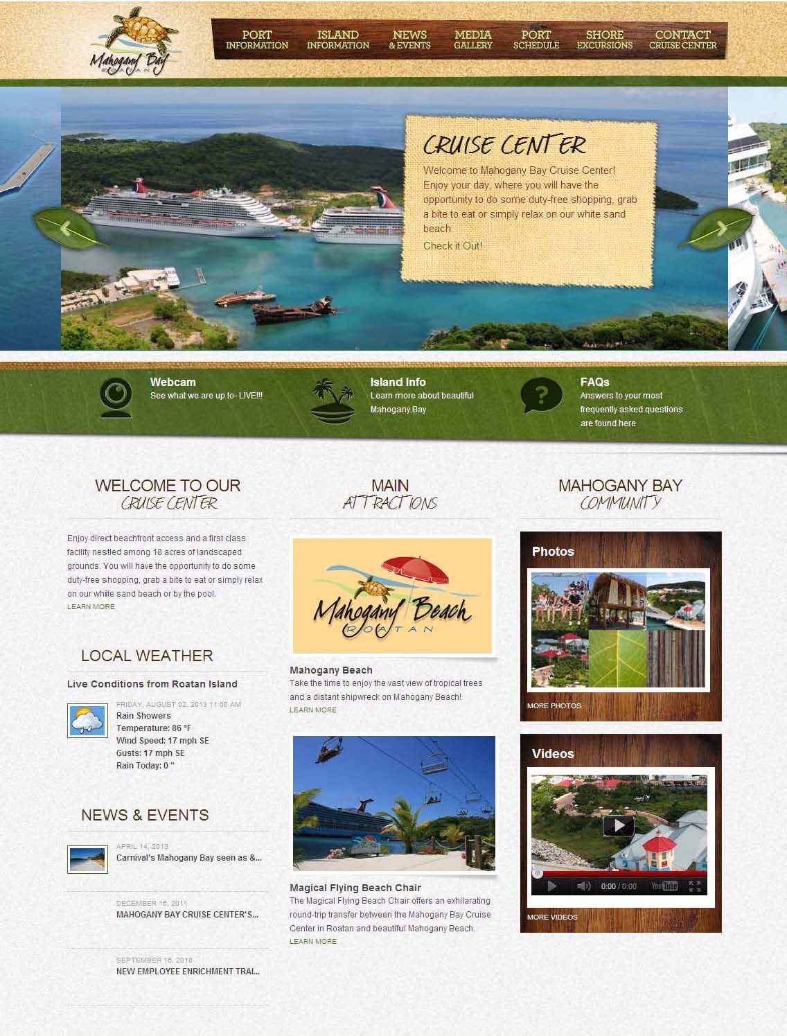 Cruise Diva: Visit Mahogany Bay Cruise Center on the Web