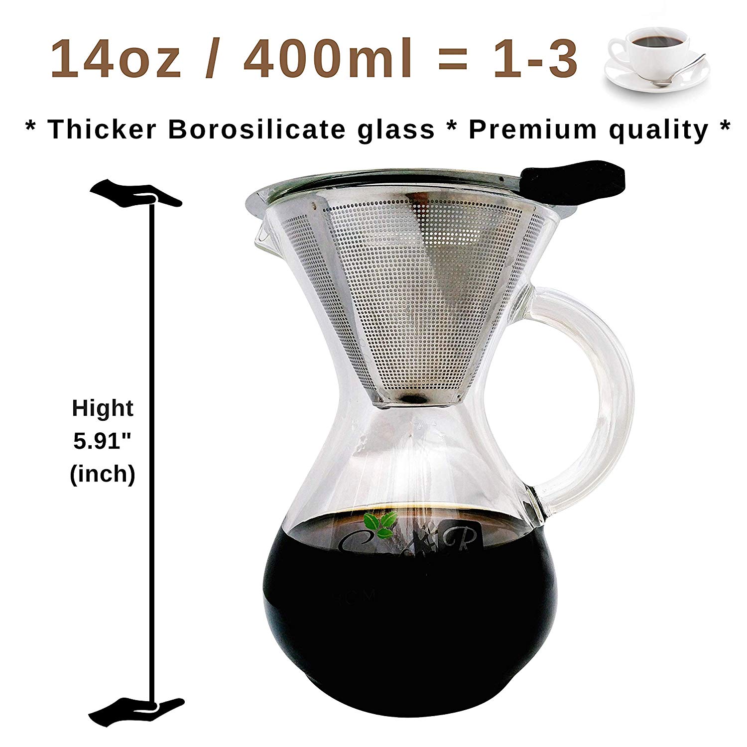 EasyR Pour Over Coffee Maker