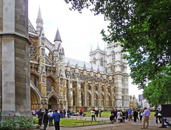 Westminster Abbey, north entrance view