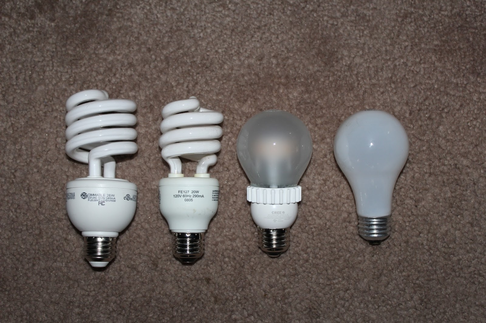 The Randomness of Life: Cree 60w warm white LED review and comparision