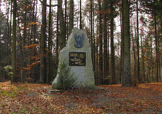 Pomnik upamiętniający sformowany pułk piechoty dla wsparcia walczącej Warszawy.