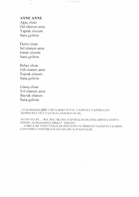 BURDUR BAHÇELİEVLER İLKOKULU 4/F SINIFI &ÇALIŞKAN DÖRTLER: SAYIN