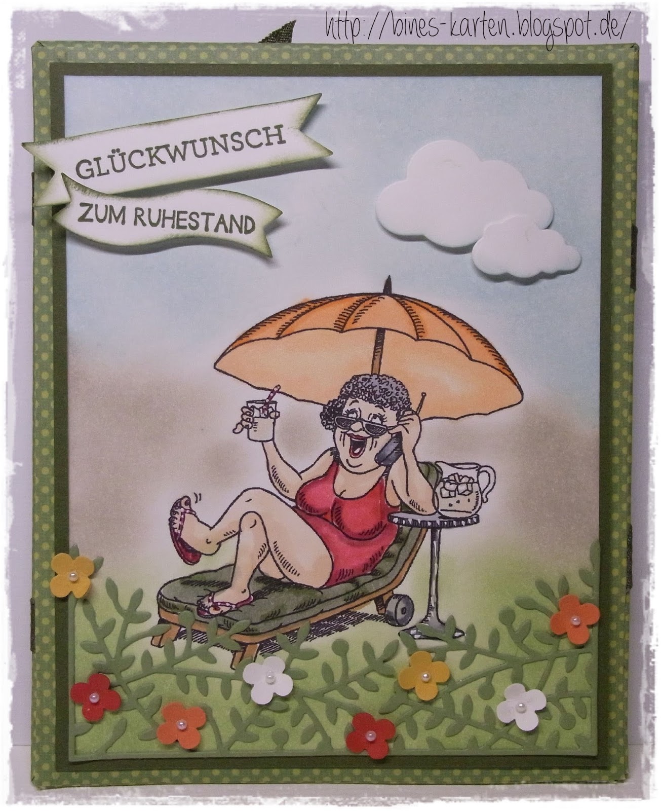 Bines Karten: Karte zum Ruhestand Bines Karten: Karte zum Ruhestand