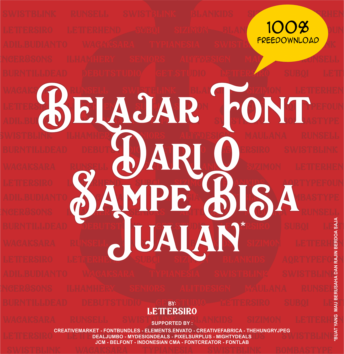 Membuat Font Dari 0 Sampai Bisa dan Memasarkannya Belajar Membuat Bikin Font