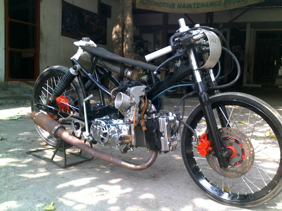 Kumpulan Foto Modifikasi Motor Honda Astrea Grand Drag Minimalis Terbaru