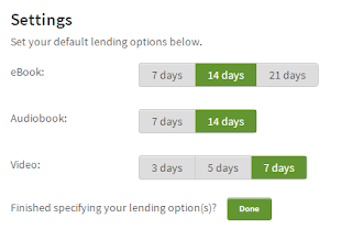 downloadLibrary default loan periods screenshot